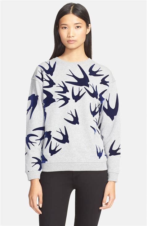 alexander mcqueen swallow sweatshirt.